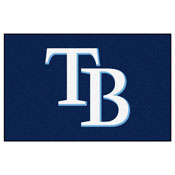 MLB - Tampa Bay Rays Starter Rug 19"x30", 6351