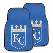MLB - Kansas City Royals 2-piece Carpeted Car Mats 17"x27", 6386