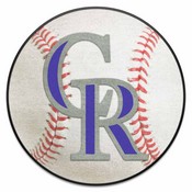 MLB - Colorado Rockies Baseball Mat 27" diameter, 6517