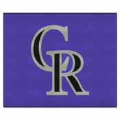 MLB - Colorado Rockies Tailgater Rug 5'x6', 6521