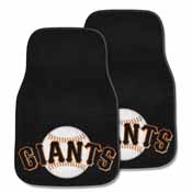 MLB - San Francisco Giants 2-piece Carpeted Car Mats 17"x27", 6540