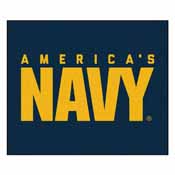 Navy Tailgater Rug 5'x6', 6981
