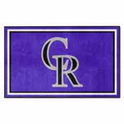 MLB - Colorado Rockies Rug 4'x6', 7055