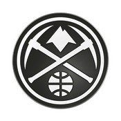 Denver Nuggets 3D Chrome Metal Emblem, 707-F600