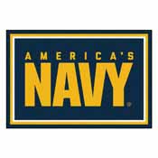 U.S. Navy 5ft. x 8 ft. Plush Area Rug, 7191