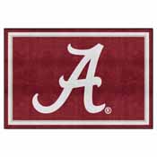 Alabama Crimson 'A' Rug, 8068-GR