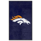 Denver Broncos High-Traffic Mat with Durable Rubber Backing, AGS-7764