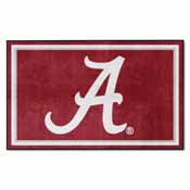 Alabama Crimson 'A' Rug, 8068-GR