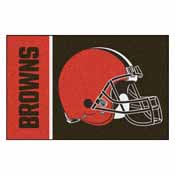 NFL - Cleveland Browns Uniform Inspired Starter Rug 19"x30", 8227