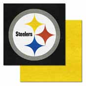 NFL - Pittsburgh Steelers Carpet Tiles 18"x18" tiles, 8545