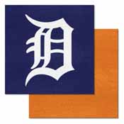 MLB - Detroit Tigers Carpet Tiles 18"x18" tiles, 8583