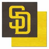 MLB - San Diego Padres Carpet Tiles 18"x18" tiles, 8596