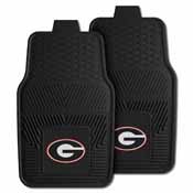 Georgia Heavy Duty 2-Piece Vinyl Car Mats 17"x27", 8746