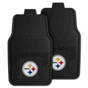 NFL - Pittsburgh Steelers Heavy Duty 2-Piece Vinyl Car Mats 17"x27", 8752
