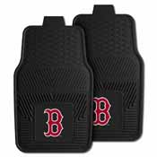 MLB - Boston Red Sox Heavy Duty 2-Piece Vinyl Car Mats 17"x27", 8760