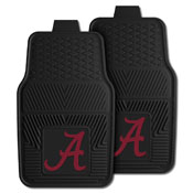 Alabama Heavy Duty 2-Piece Vinyl Car Mats 17"x27", 8761