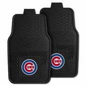 MLB - Chicago Cubs Heavy Duty 2-Piece Vinyl Car Mats 17"x27", 8782