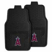 MLB - Los Angeles Angels Heavy Duty 2-Piece Vinyl Car Mats 17"x27", 8829