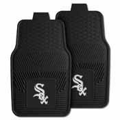 MLB - Chicago White Sox Heavy Duty 2-Piece Vinyl Car Mats 17"x27", 8833