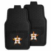 MLB - Houston Astros Heavy Duty 2-Piece Vinyl Car Mats 17"x27", 8839