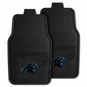 NFL - Carolina Panthers Heavy Duty 2-Piece Vinyl Car Mats 17"x27", 8889