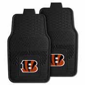 NFL - Cincinnati Bengals Heavy Duty 2-Piece Vinyl Car Mats 17"x27", 8891