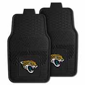 NFL - Jacksonville Jaguars Heavy Duty 2-Piece Vinyl Car Mats 17"x27", 8897
