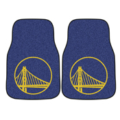 NBA - Golden State Warriors 2-piece Carpeted Car Mats 17"x27", 9267