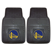 NBA - Golden State Warriors Heavy Duty 2-Piece Vinyl Car Mats 17"x27", 9268