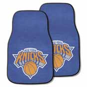 NBA - New York Knicks 2-piece Carpeted Car Mats 17"x27", 9357