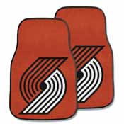 NBA - Portland Trail Blazers 2-pc Carpeted Car Mats 17"x27", 9389