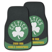 Boston Celtics 2008 NBA Champions Front Carpet Car Mat Set - 2 Pieces, 9463