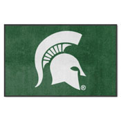 Michigan State High-Traffic Mat with Durable Rubber Backing, AGS-7801