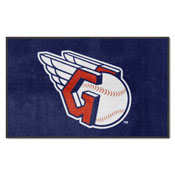 Cleveland Indians High-Traffic Mat with Durable Rubber Backing, AGS-9834