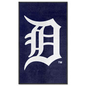 Detroit Tigers High-Traffic Mat with Durable Rubber Backing, AGS-9838