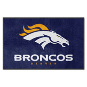 Denver Broncos High-Traffic Mat with Durable Rubber Backing, AGS-7764