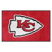 Kansas City Chiefs High-Traffic Mat with Durable Rubber Backing, AGS-6714