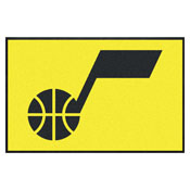 Utah Jazz High-Traffic Mat with Durable Rubber Backing, AGS-9948