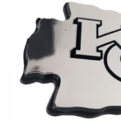 University of Arizona Molded Chrome Emblem 3.25 x 3.25 - "A" Primary Logo, 60326