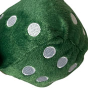 Clemson Team Color Fuzzy Dice Dcor 3" Set, 32007