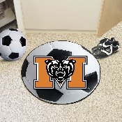 Mercer Bears Soccer Ball Rug - 27in. Diameter, 86