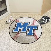 Middle Tennessee Blue Raiders Baseball Rug - 27in. Diameter, 103
