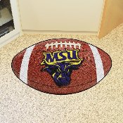 Minnesota State - Mankato Mavericks Football Rug - 20.5in. x 32.5in., 110