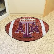 Texas A&M Aggies Football Rug - 20.5in. x 32.5in. - TAM Primary Logo, 209
