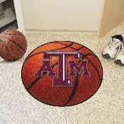 Texas A&M Aggies Basketball Rug - 27in. Diameter - TAM Primary Logo, 210