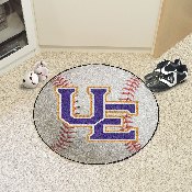 Evansville Purple Aces Baseball Rug - 27in. Diameter, 283
