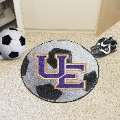 Evansville Purple Aces Soccer Ball Rug - 27in. Diameter, 284