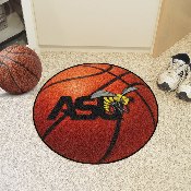 Alabama State Hornets Basketball Rug - 27in. Diameter, 288