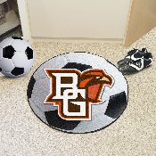 Bowling Green Falcons Soccer Ball Rug - 27in. Diameter, 317