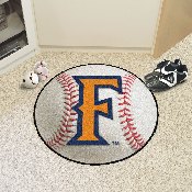 Cal State - Fullerton Titans Baseball Rug - 27in. Diameter, 342
